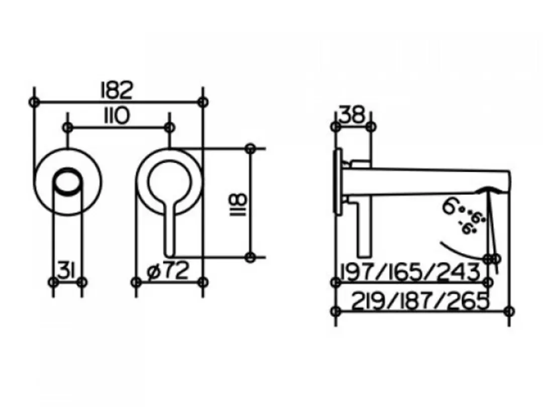 Keuco Edition 400 51516010200 Inbouw Wastafelkraan - Chroom - afbeelding 4 van 4