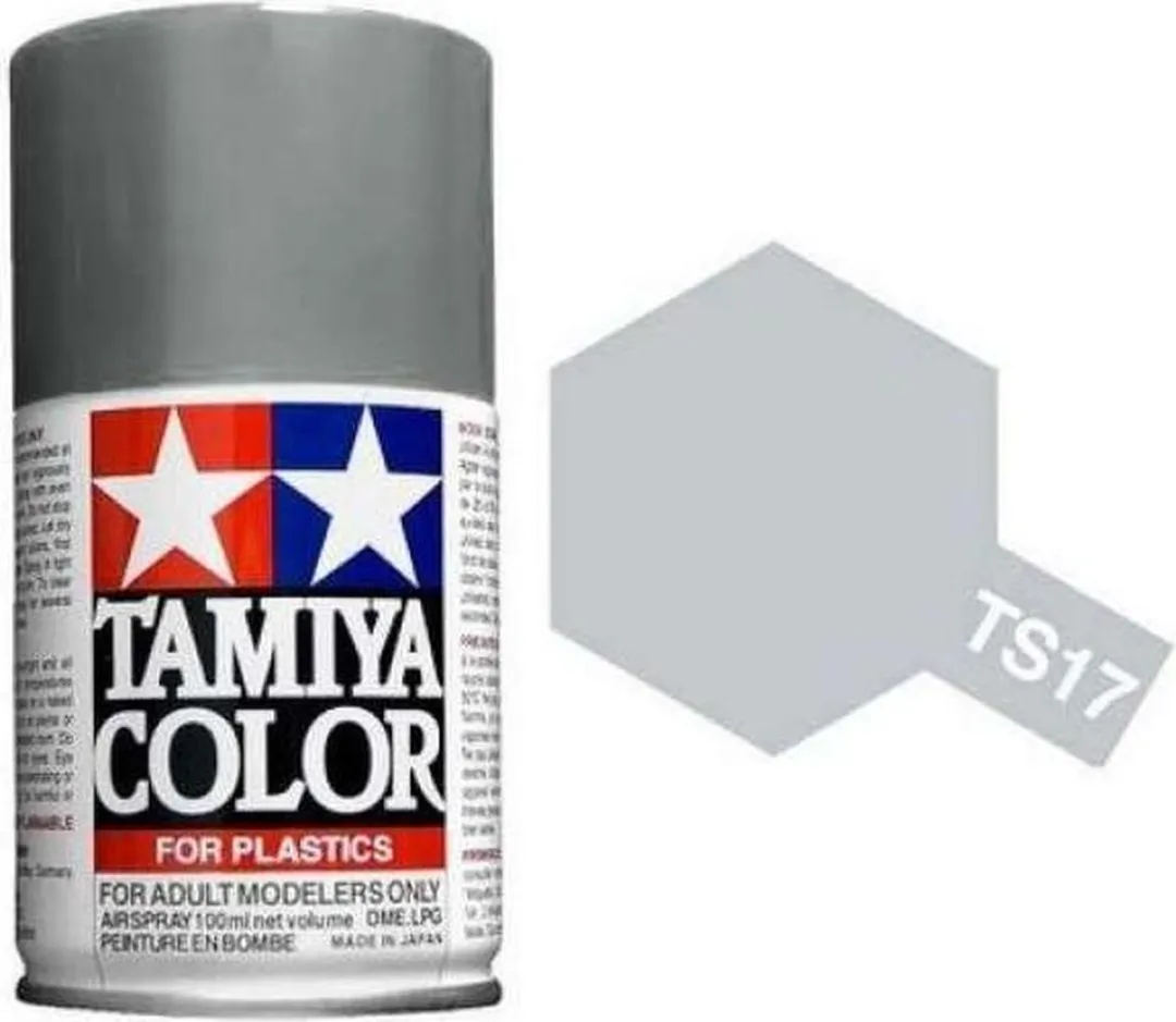 Tamiya TS-17 Aluminium Silver Acryl Spray 100ml