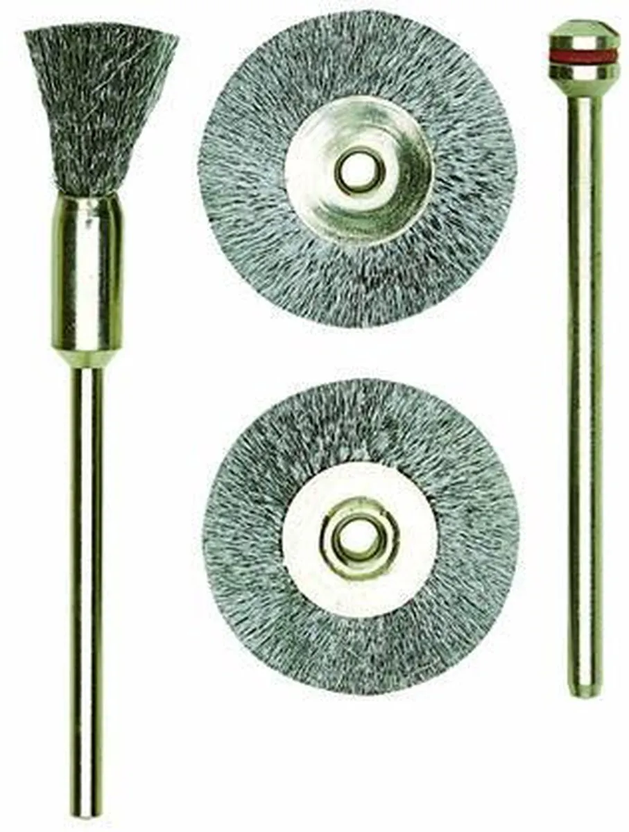Proxxon Penseelborstels Staal Ø 8mm - 2 Stuks