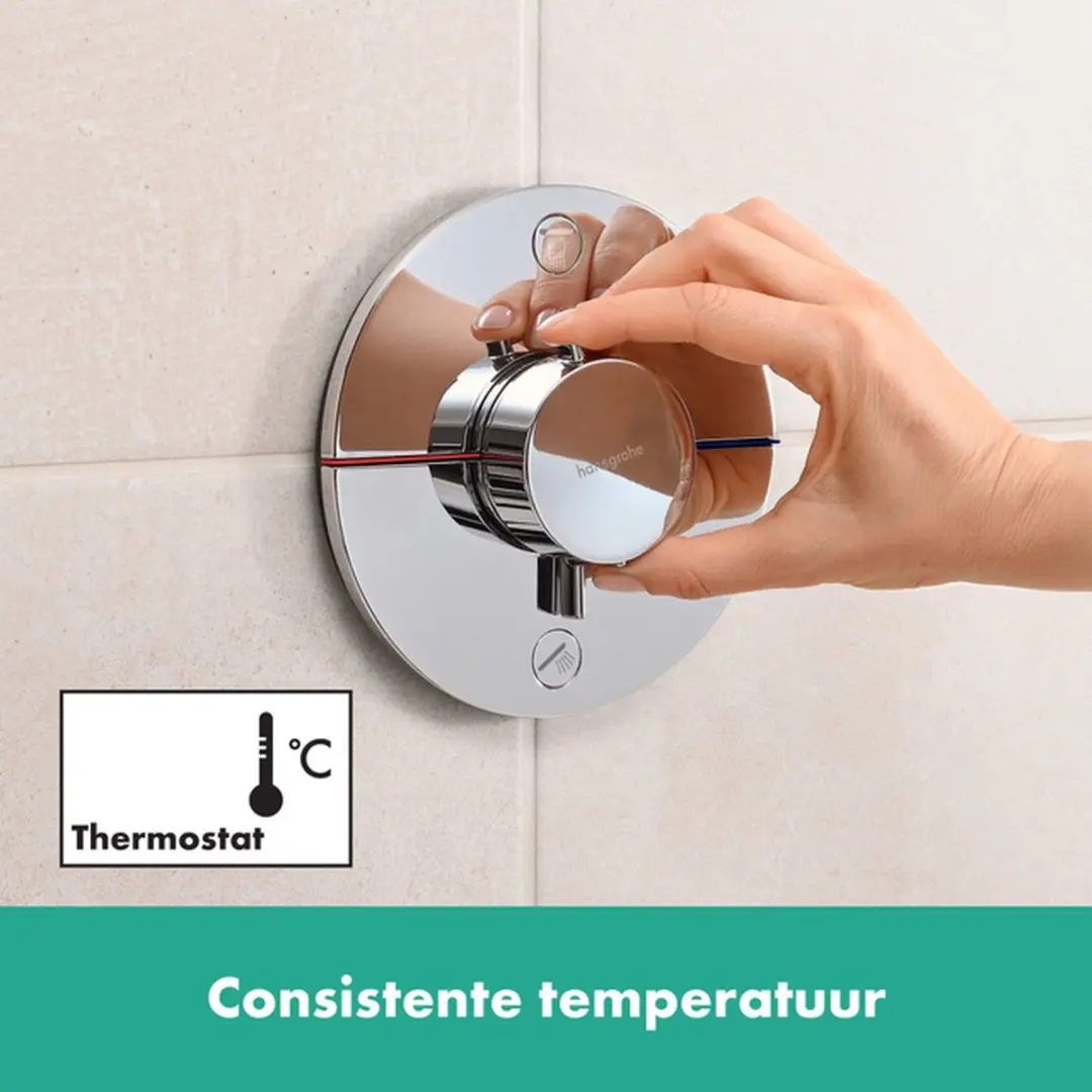Hansgrohe ShowerSelect Comfort S 15556000 Thermostaat - Chroom - afbeelding 6 van 6