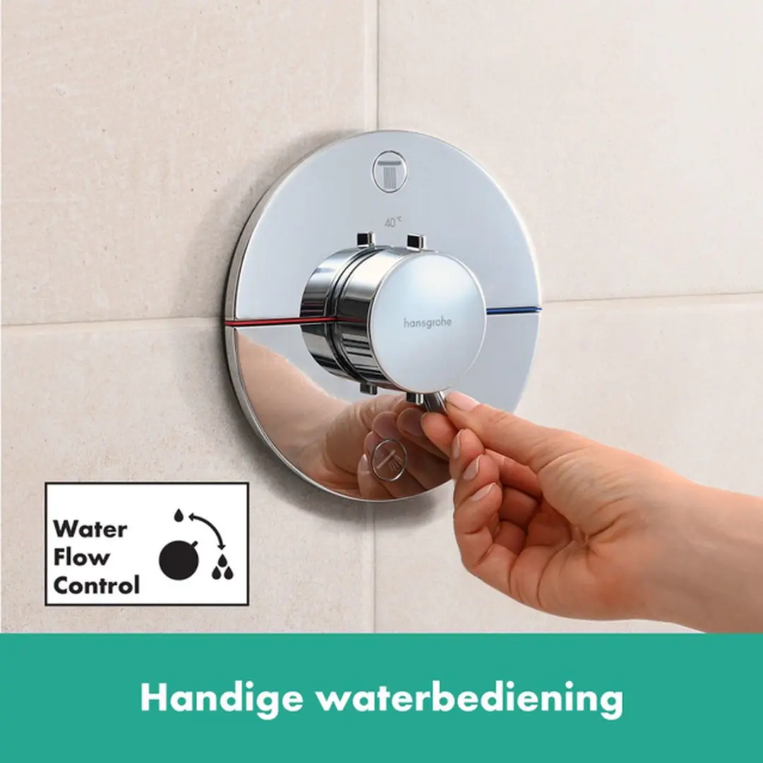 Hansgrohe ShowerSelect Comfort S 15556000 Thermostaat - Chroom - afbeelding 2 van 6