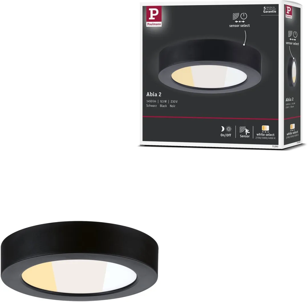 Paulmann LED-paneel Abia 2 White Select Schemergestuurd 9,5W 1100lm