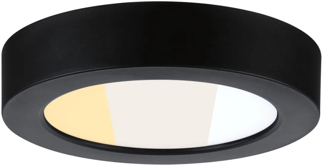 Paulmann LED-paneel Abia 2 White Select Schemergestuurd 9,5W 1100lm - Zwart