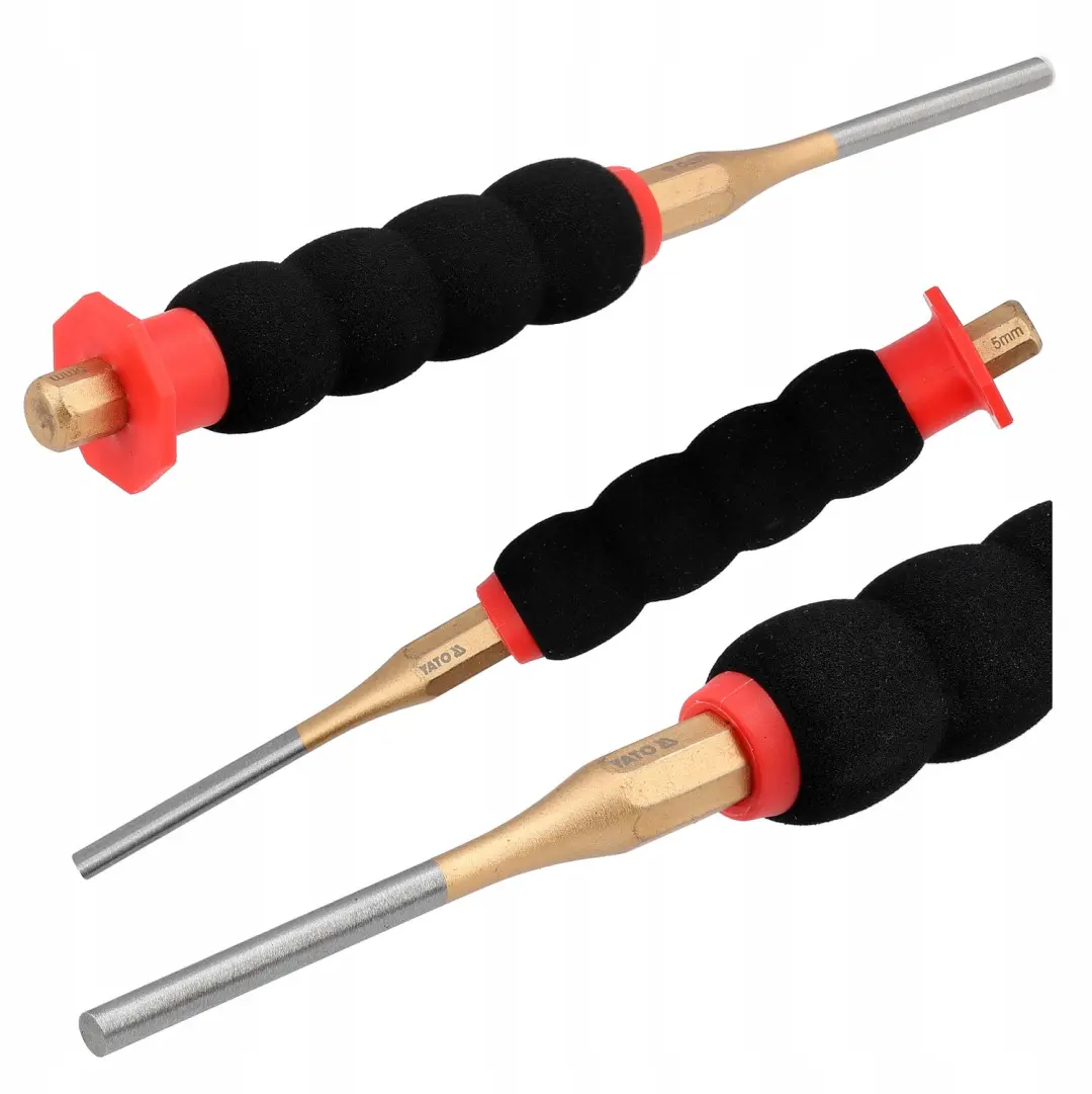 Yato Parallel Pin Punch 5mm, 180mm, Titanium Coated