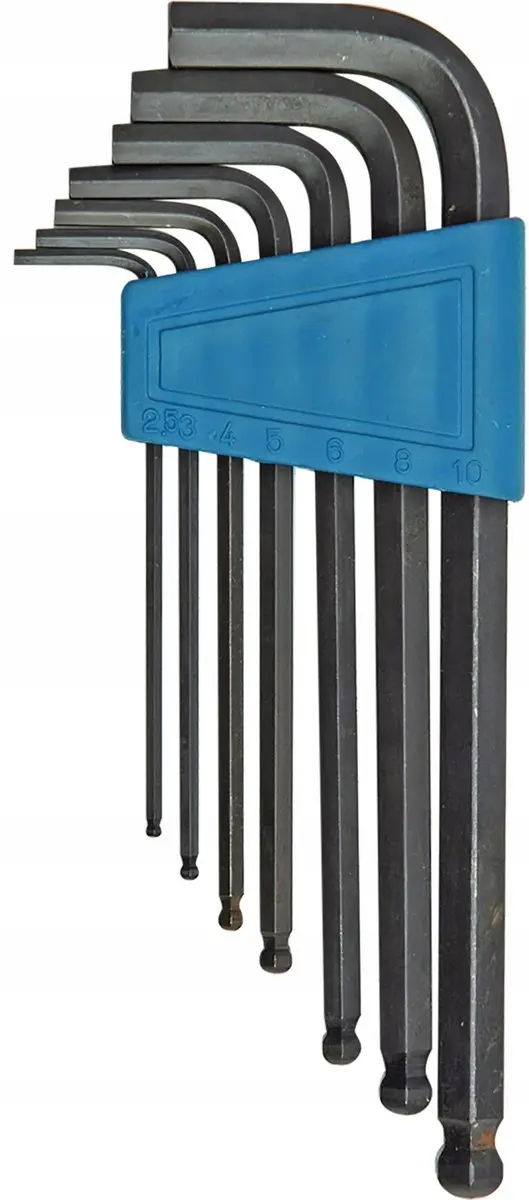 Vorel Inbussleutelset met Kegelbeker - 2,5-10mm - 7-delig - afbeelding 2 van 4