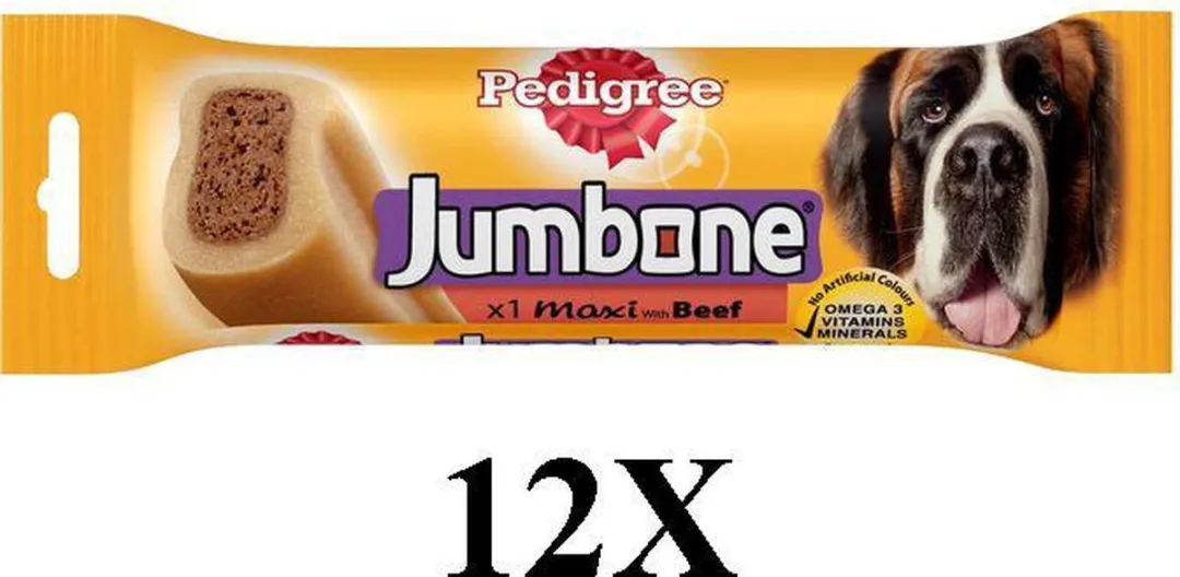 Pedigree Jumbone Maxi Rund - 12x180g