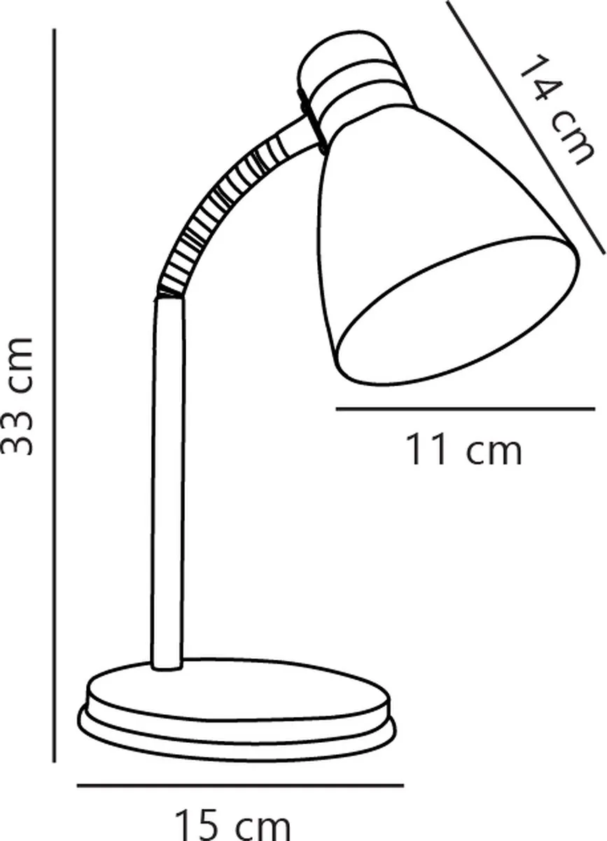 Nordlux Cyclone Tafellamp E14 - Zwart - afbeelding 6 van 6
