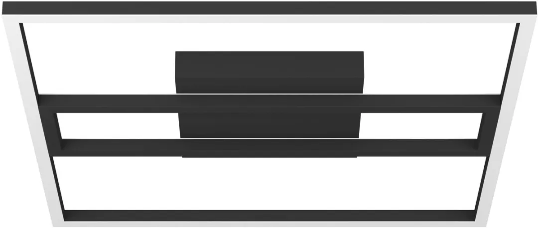 EGLO connect.z Calagrano-Z Plafondlamp - 45 cm - Zwart|Wit - Instelbaar RGB & wit licht - Dimbaar - Zigbee