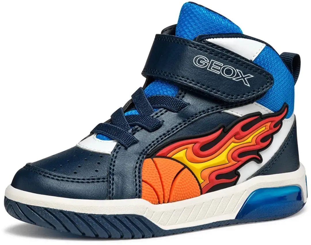 Geox Inek Kinder Sneakers - Marineblauw - Maat 28 - afbeelding 4 van 6