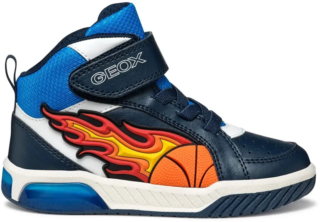 Geox Inek Kinder Sneakers - Marineblauw - Maat 28 - afbeelding 2 van 6