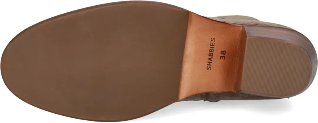 Shabbies Amsterdam Joan Ankie Enkellaarsjes - Taupe - afbeelding 3 van 5