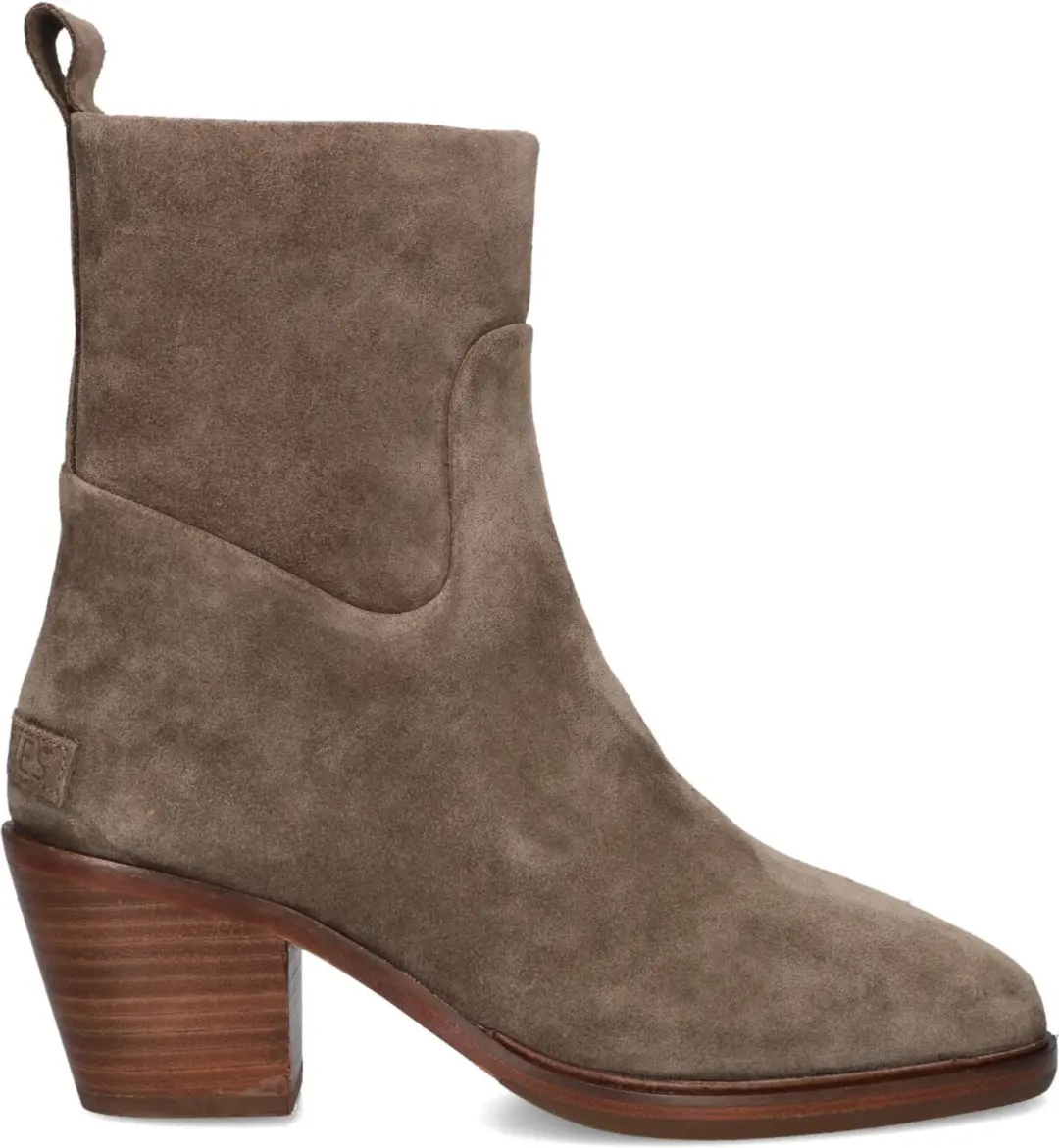 Shabbies Amsterdam Joan Ankie Enkellaarsjes - Taupe - afbeelding 2 van 5