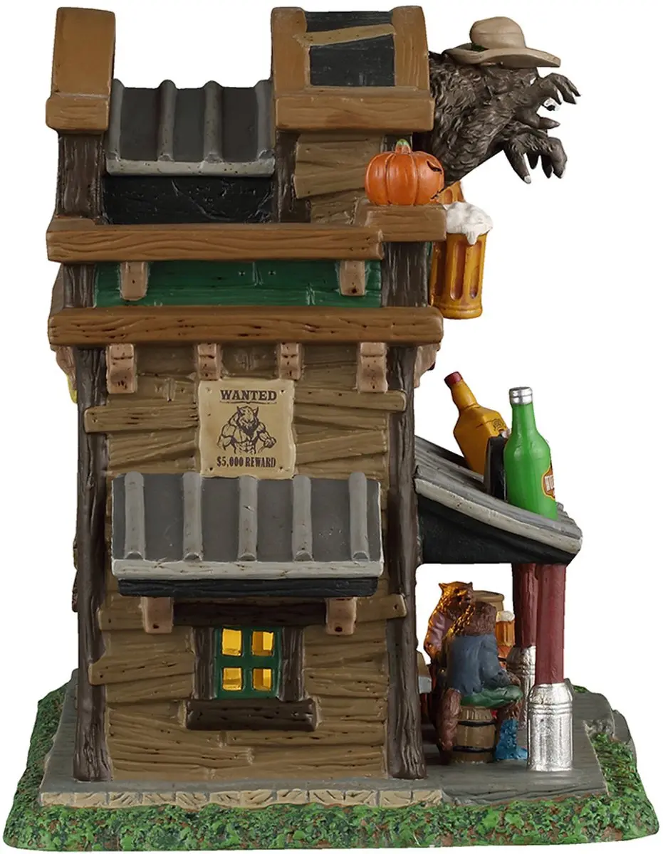 Lemax Spooky Town Silver Slug Saloon - Verlicht Huisje - afbeelding 3 van 3