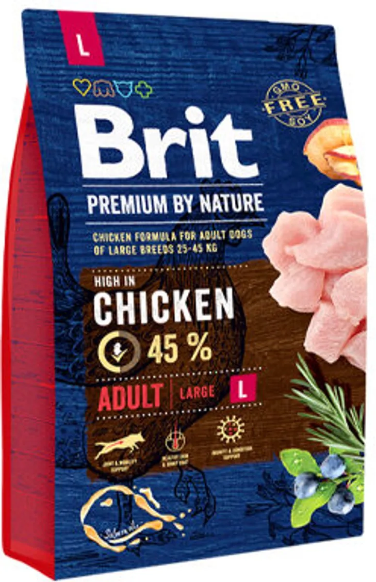 Brit Nature Adult Large Volwassen Kip 15kg