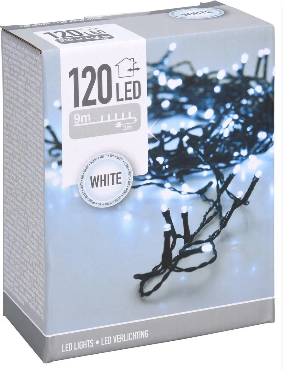 Koopman LED Verlichting 120 LED - 9 Meter - Wit - afbeelding 4 van 6