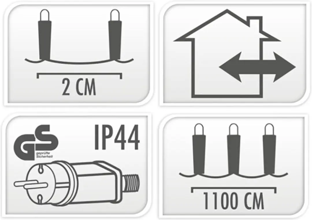 Koopman Kerstverlichting 180 LED - 13,5m - Warm wit - afbeelding 6 van 6