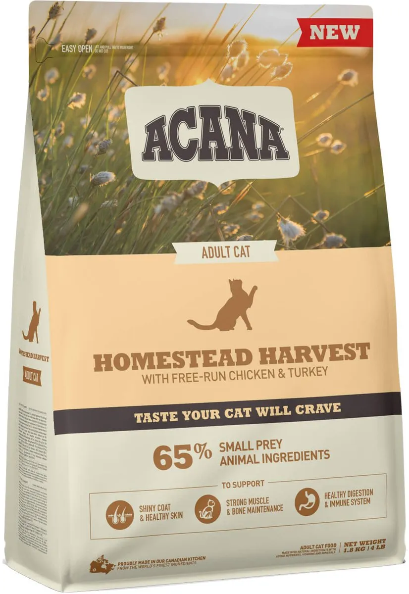 Acana Homestead Harvest Kattenvoer 4,5 kg