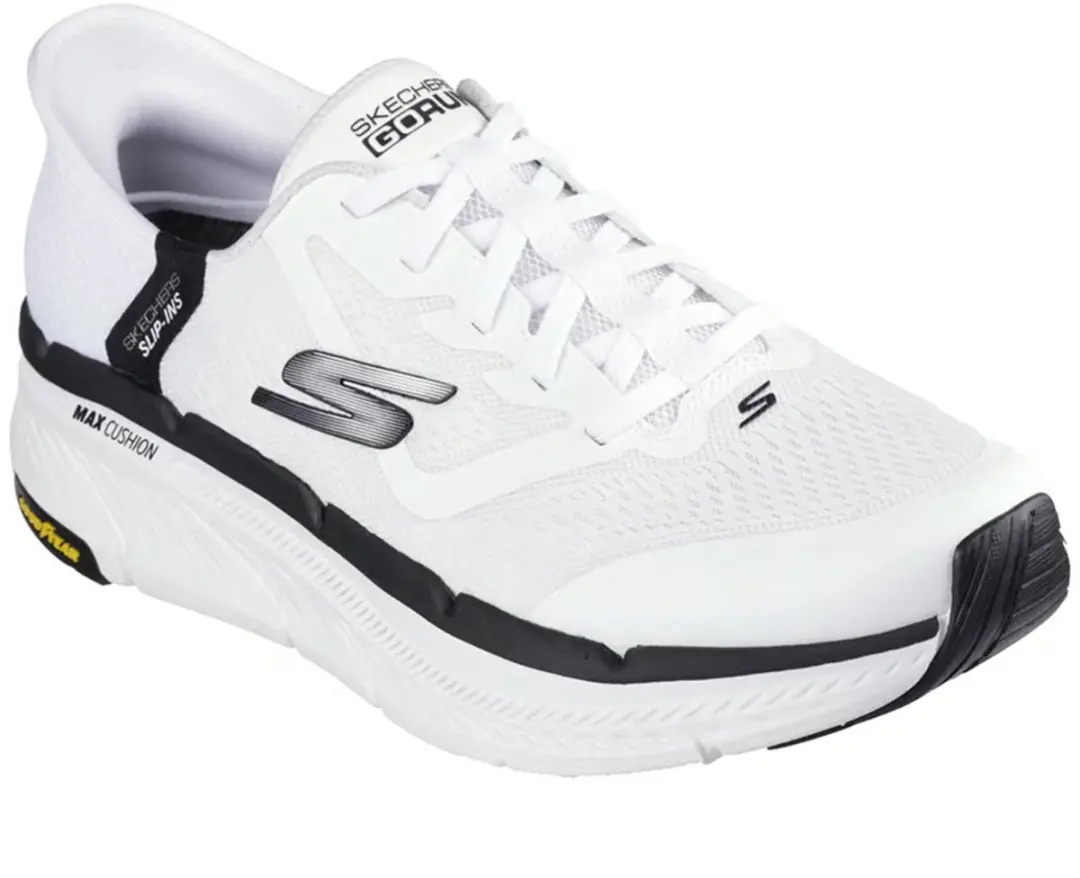 SKECHERS MAX CUSHIONING PREMIER 2.0 ASCENDANT II 220526-WBK, comfortbale shoes,