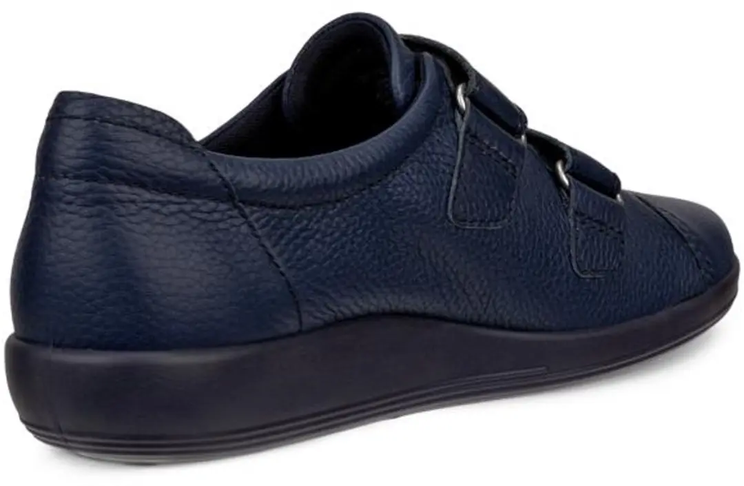 ECCO Soft 2.0 Dames Klittenbandschoenen - Blauw - afbeelding 6 van 6