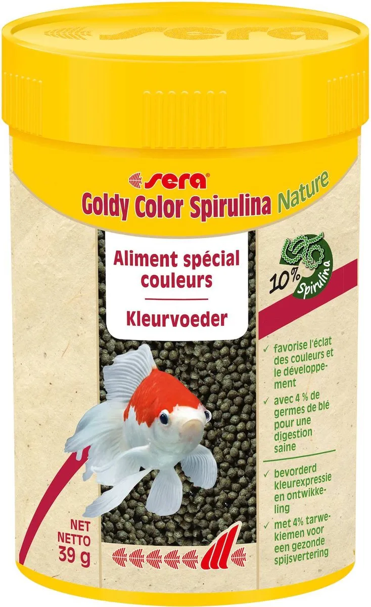 Sera Goldy Color Spirulina 100ml Goudvisvoer
