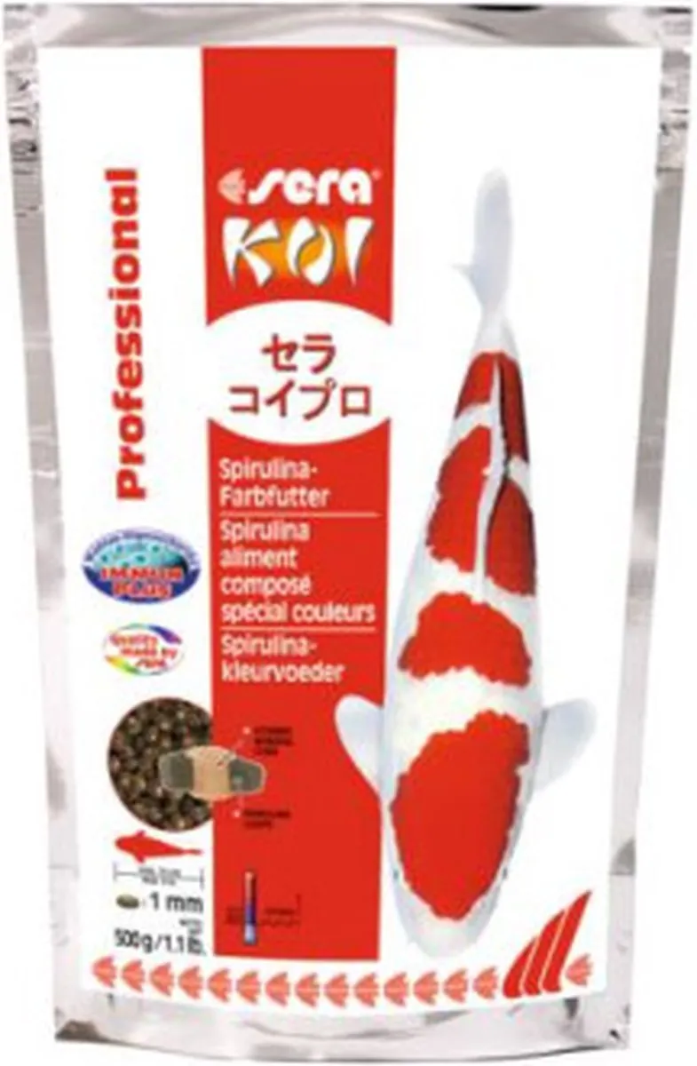 Sera Koi Professional Spirulina-kleurvoeder 500g