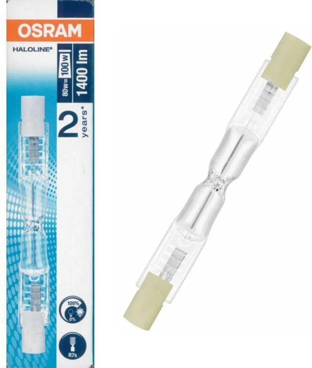 Osram Halogeen Staaflamp R7s 80W 2900K - 78mm