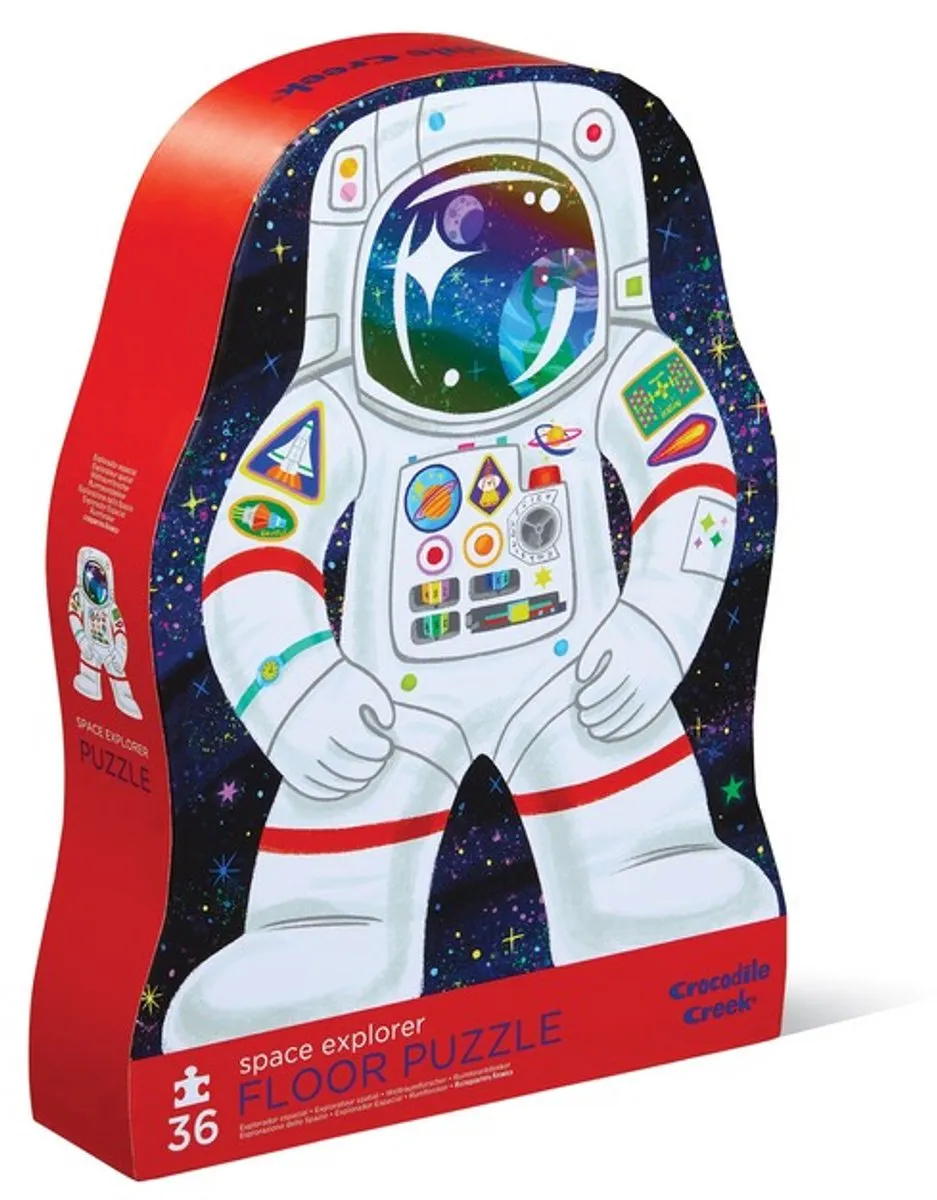 Crocodile Creek Grote Astronaut Vloerpuzzel 36 Stuks - CC40778