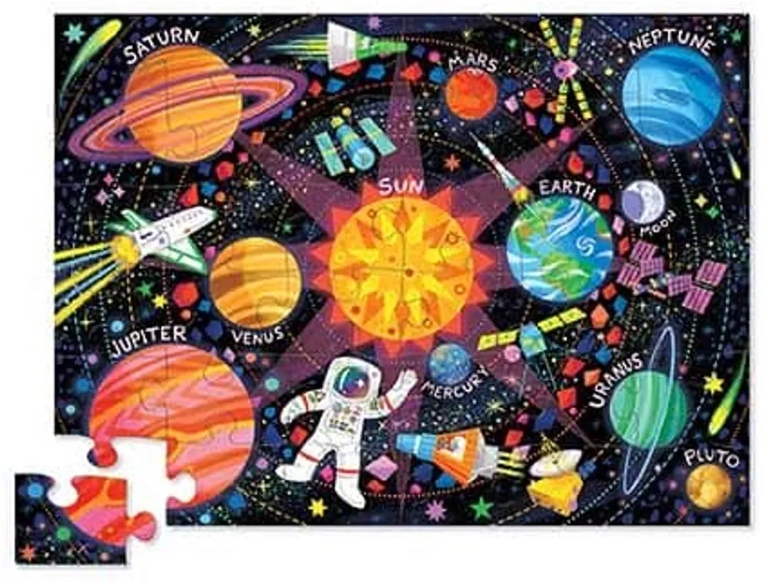 Crocodile Creek Grote Astronaut Vloerpuzzel 36 Stuks - CC40778