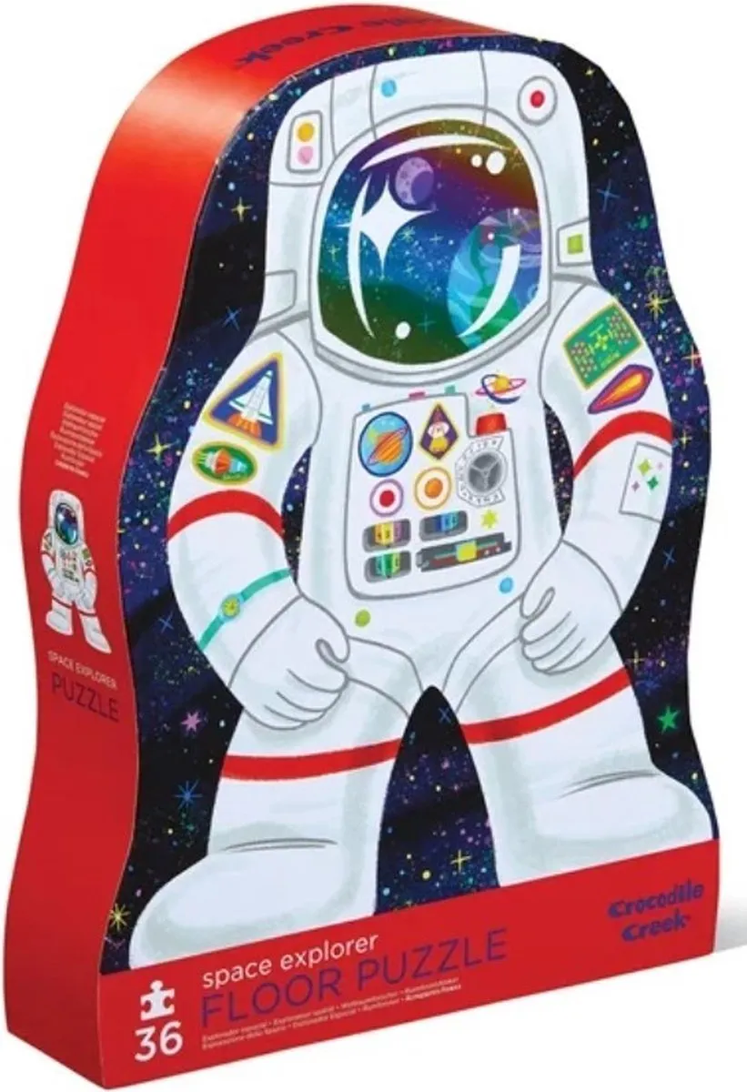Crocodile Creek Grote Astronaut Vloerpuzzel 36 Stuks - CC40778
