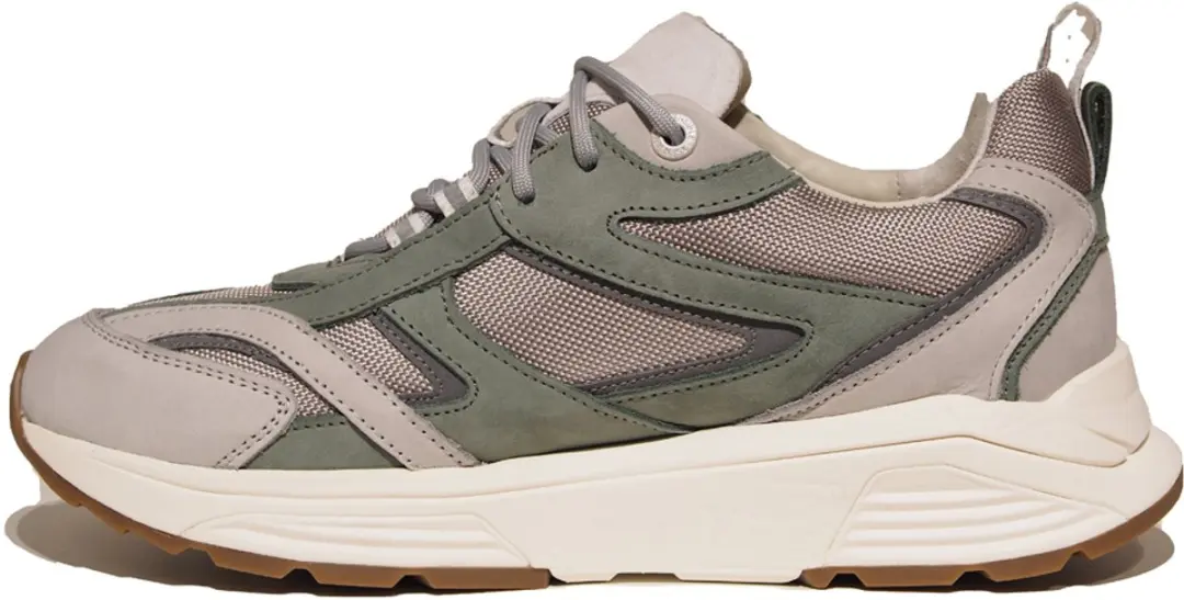 Xsensible Brooklyn Heren Sneakers - Nubuck - Grijs - 44 - afbeelding 2 van 6