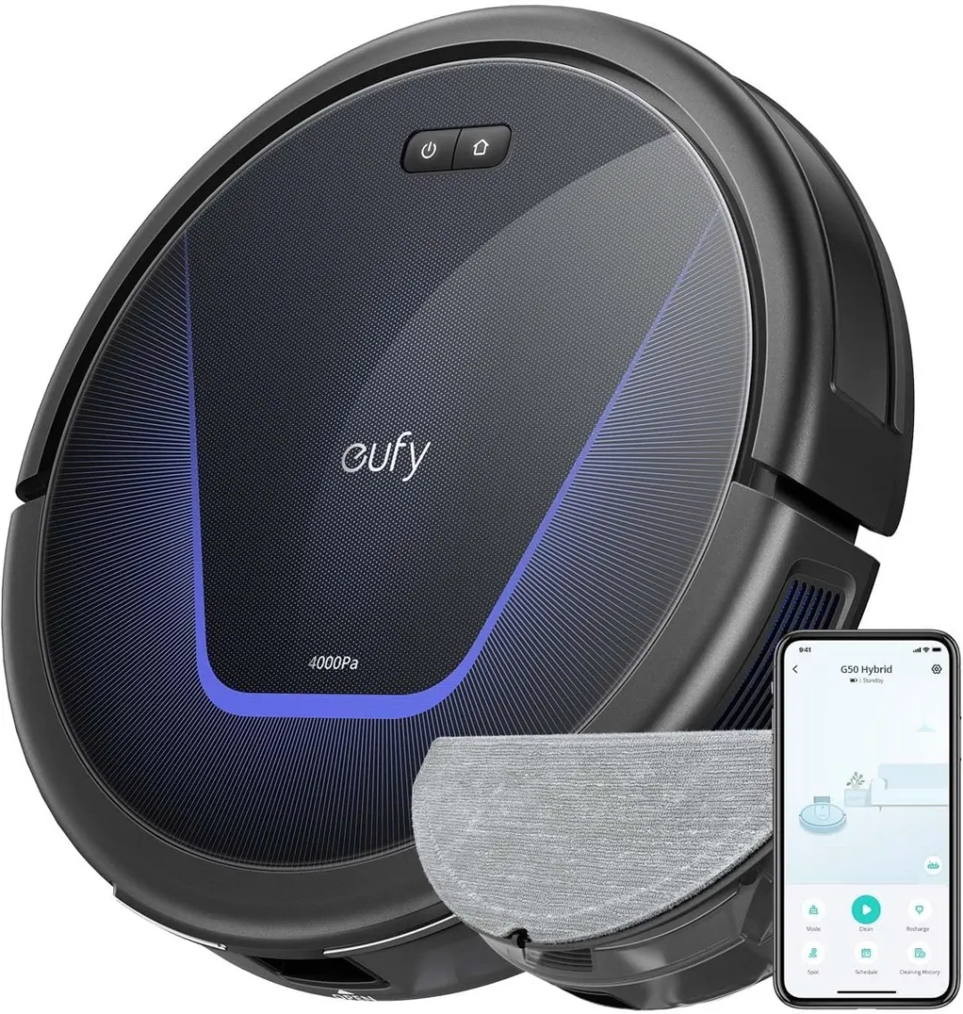 Eufy G50 Hybride Robotstofzuiger 4000 Pa