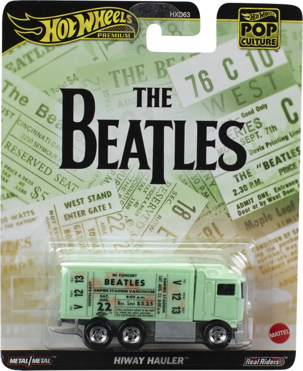 Hot Wheels HVJ45 Hiway Hauler The Beatles - Lichtgroen