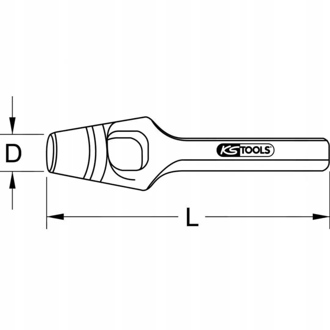 KS Tools Pons Naald 12mm