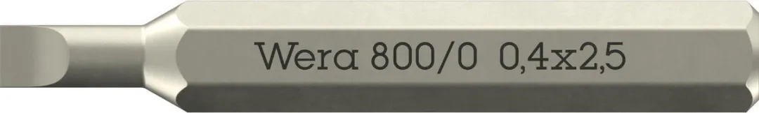 Wera 05058101001 Micro Bits Sleufschroeven
