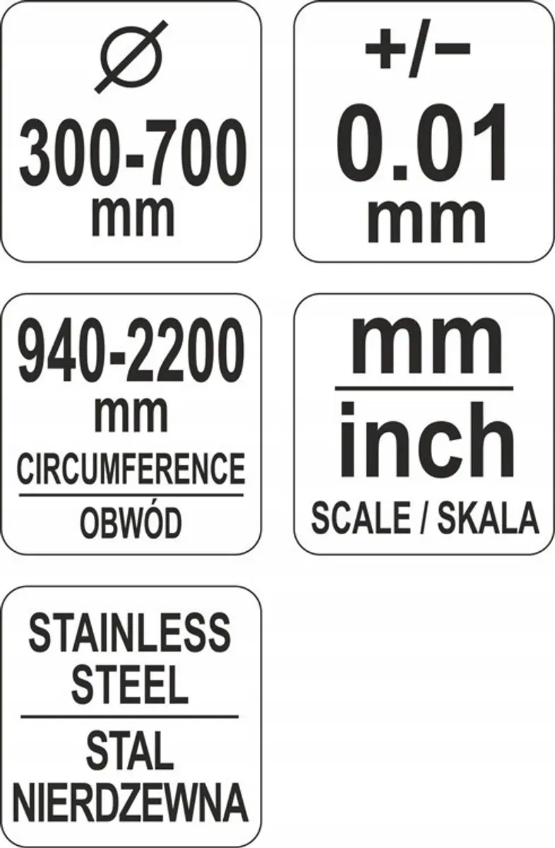 Yato YT-71701 Roestvrijstalen Meetlint - Zilver - afbeelding 2 van 3