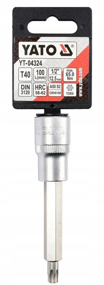 Yato YT-04324 Torx Dopsleutel T40 - 1/2" - afbeelding 3 van 3