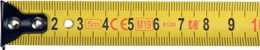 Yato YT-71153 Rolmaat 5m x 19mm - Geel/Rood - afbeelding 5 van 5