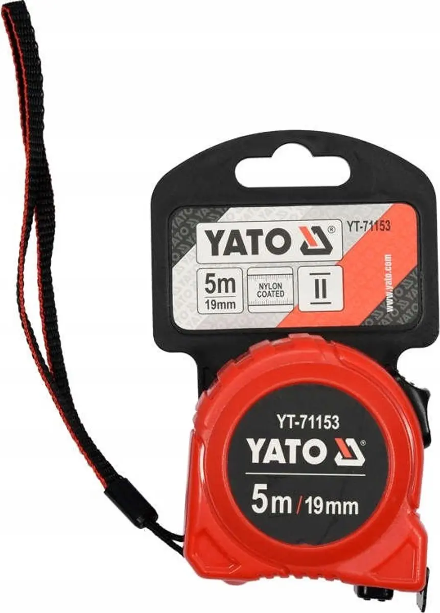 Yato YT-71153 Rolmaat 5m x 19mm - Geel/Rood - afbeelding 4 van 5