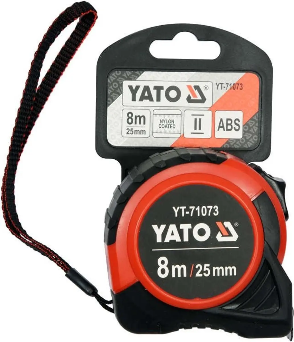 Yato Meetlint YT-71073 - 8m x 25mm - Geel/Zwart - afbeelding 6 van 6
