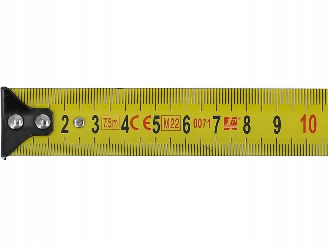 Yato Meetlint YT-71073 - 8m x 25mm - Geel/Zwart - afbeelding 5 van 6