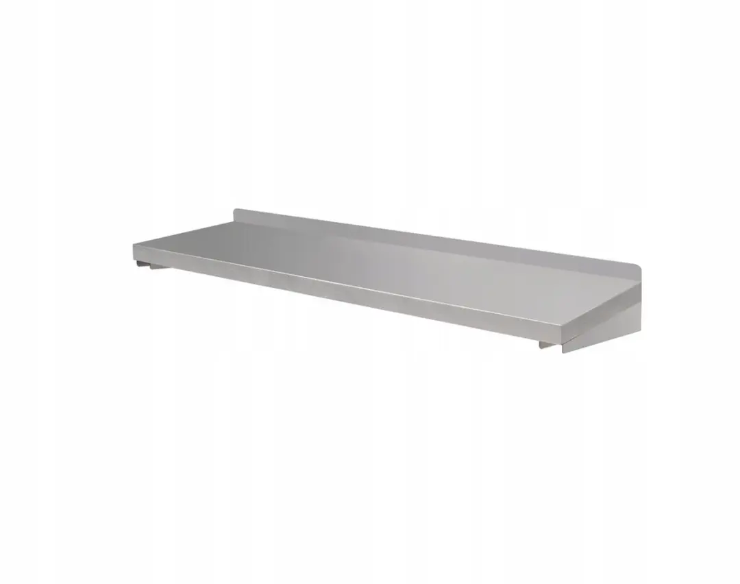 Dubbele Wandplank RVS 120x30x35cm