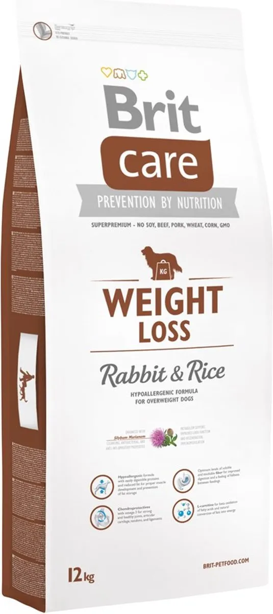 Brit Care Weight Loss Konijn & Rijst 12kg