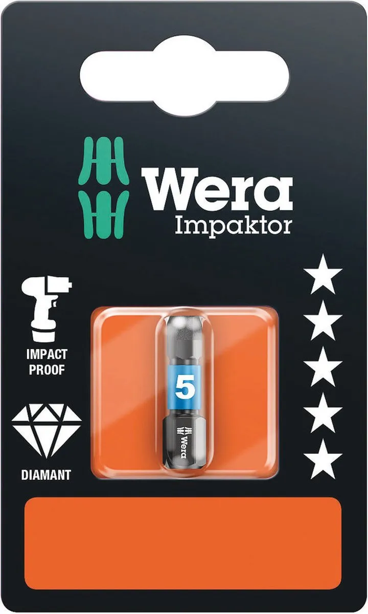Wera 840/1 IMP DC Inbus-bit 6mm