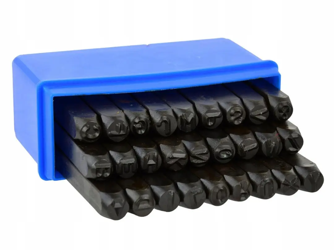Geko 27-delige Letter Stempelset 6mm Staal