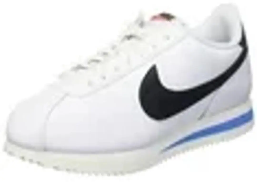 Nike Cortez Damesmaat 35.5 Wit Zwart Blauw Leren Sportschoenen DN1791-100