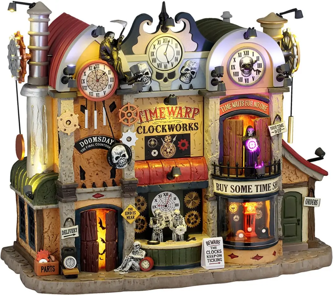 Lemax Spooky Town Timewarp Clockworks - afbeelding 2 van 2