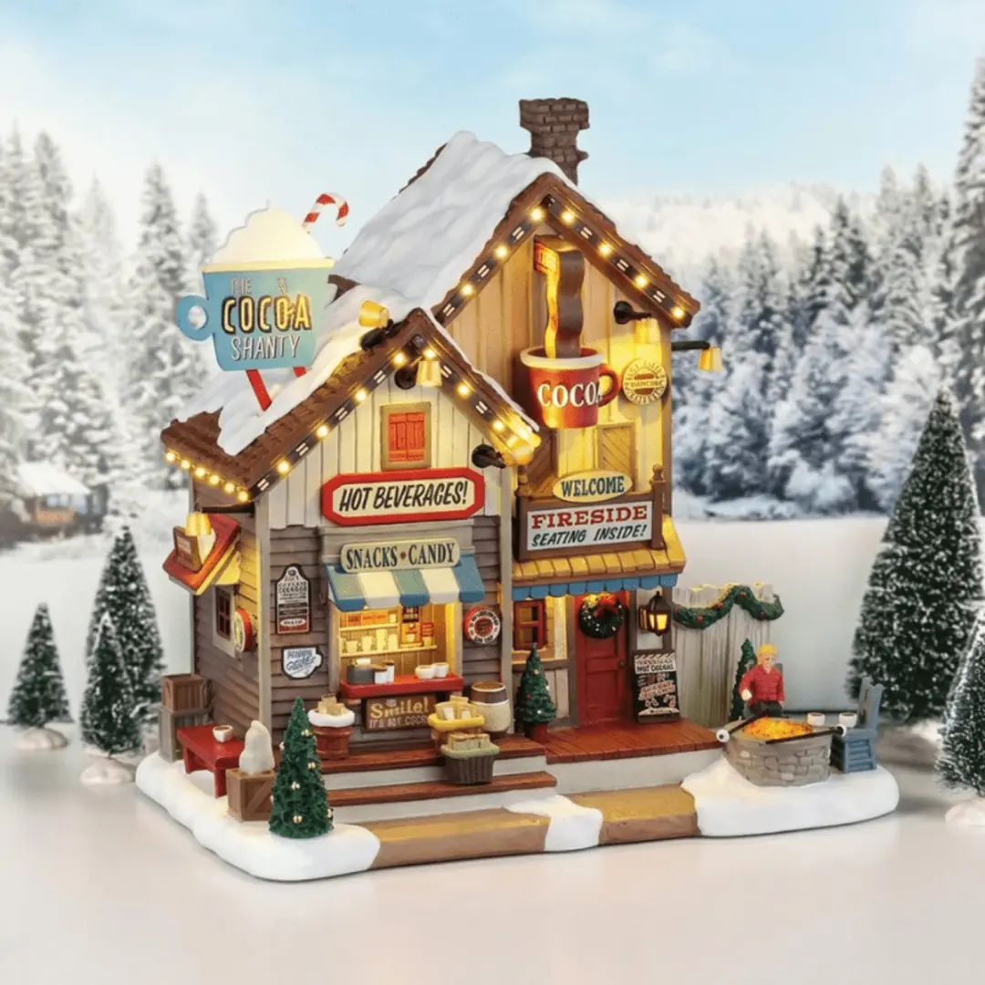 Lemax Cocoa Shanty Verlicht Kersthuisje - afbeelding 5 van 5