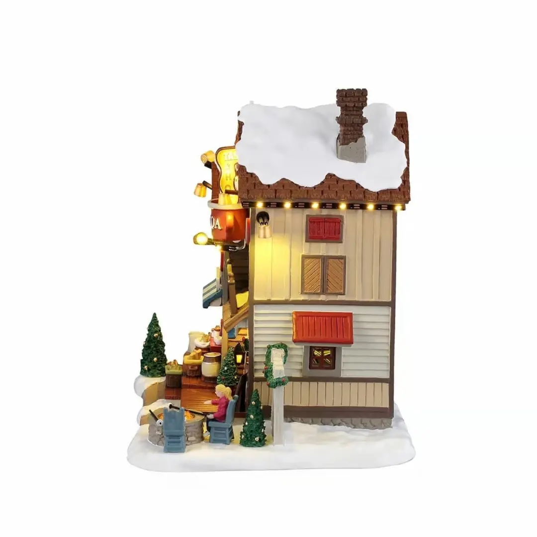 Lemax Cocoa Shanty Verlicht Kersthuisje - afbeelding 3 van 5