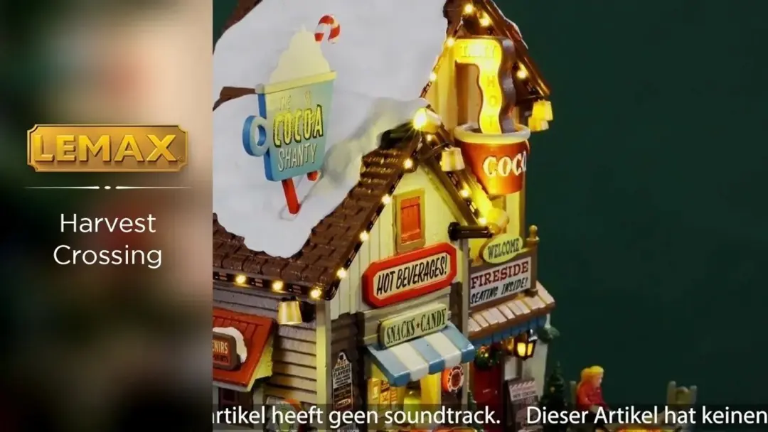 Lemax Cocoa Shanty Verlicht Kersthuisje - afbeelding 4 van 5