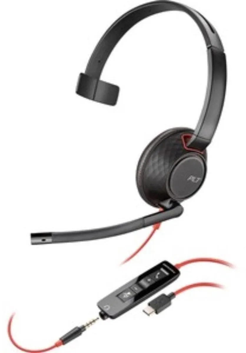 Poly Blackwire 5210 Headset USB-A - Zwart